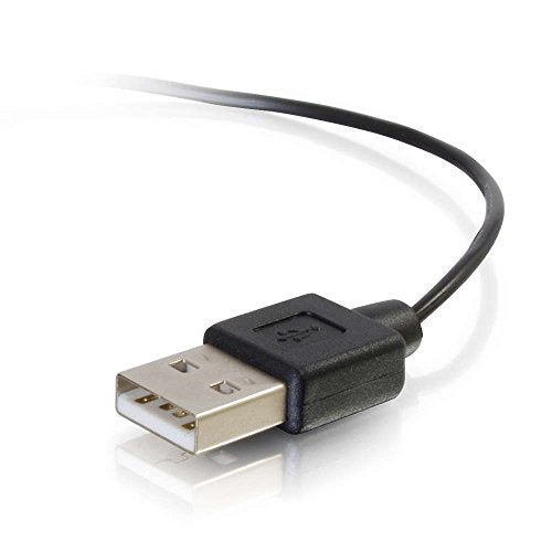 C2G USB Charging Cable - USB power cable - USB (power only) male to Micro-USB Type B (power only) male - 46 cm - black