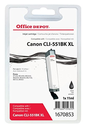 Ink Cartridge Black Od Cli-551Xl