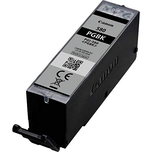 Canon PGI-580PGBK - 11.2 ml - black - original - ink tank - for PIXMA TS6251, TS6350, TS6351, TS8251, TS8252, TS8350, TS8351, TS8352, TS9550, TS9551