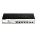 D-Link 10-port 10/100/1000 Gigabit PoE Smart Switch including 2 Combo 1000BaseT/SFP