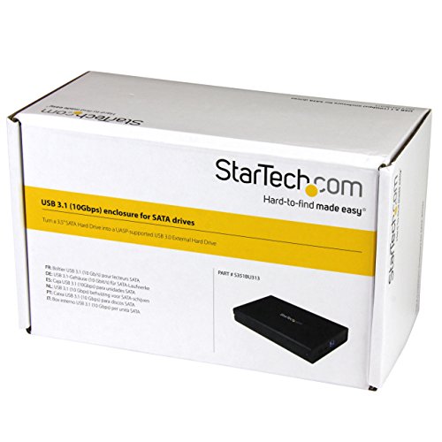 Startech Usb 3.1 Enclosure For 3.5In Sata Drives