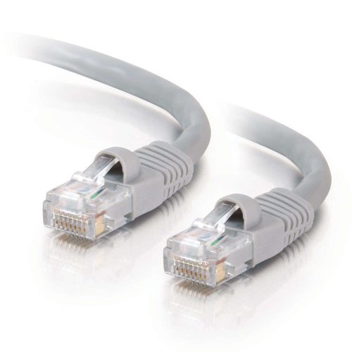 C2G Cat5e Booted Unshielded (UTP) Network Patch Cable - Patch cable - RJ-45 (M) to RJ-45 (M) - 30 m - UTP - CAT 5e - molded, snagless, stranded - grey