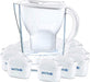 Best Value BRITA Marella Water Filter Annual Pack with 12 BRITA MAXTRA+ Cartridges, Water Filter that Helps with the Reduction of Limescale and Chlorine, in White