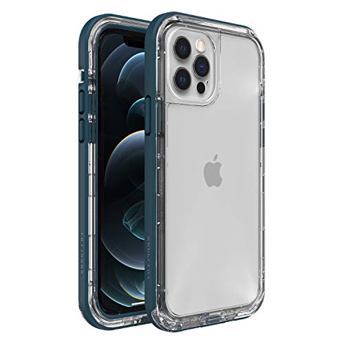 LifeProof N╦XT - Back cover for mobile phone - clear lake - for Apple iPhone 12, 12 Pro