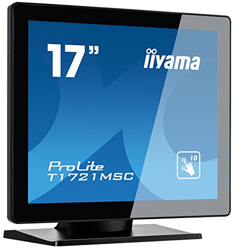 iiyama ProLite T1721MSC-B1 - LED monitor - 17" - touchscreen - 1280 x 1024 @ 75 Hz - TN - 250 cd/m - 1000:1 - 5 ms - DVI-D, VGA - speakers - black