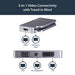 StarTech.com USB-C Multiport Video Adapter - Aluminum - USB Type C to VGA / 4K HDMI/Mini DisplayPort/DVI - USB C Adapter - Space Gray (CDPVDHDMDPSG)