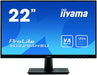 iiyama ProLite XU2294HSU-B1 - LED monitor - 22" (21.5" viewable) - 1920 x 1080 Full HD (1080p) @ 75 Hz - VA - 250 cd/m - 3000:1 - 4 ms - HDMI, VGA, DisplayPort - speakers - matte black