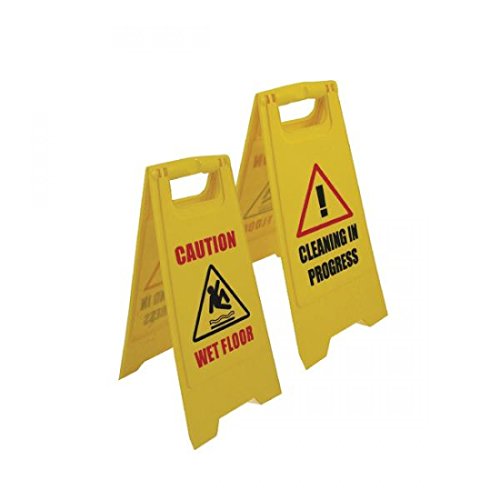 Best Value Stewart Superior Wet Floor Sign Yellow - Ref WFS001