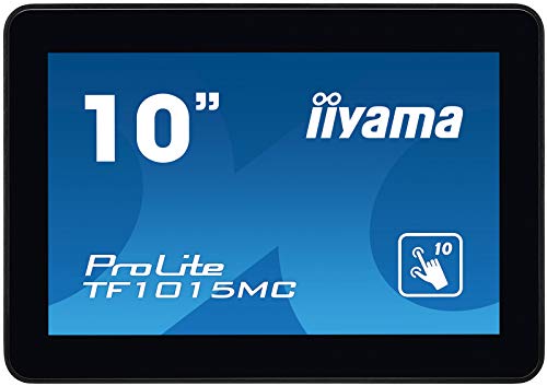 iiyama ProLite TF1015MC-B2 - LED monitor - 10.1" - open frame - touchscreen - 1280 x 800 720p @ 60 Hz - VA - 500 cd/m - 1300:1 - 25 ms - HDMI, VGA, DisplayPort - black