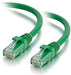 C2G - Patch cable - RJ-45 (M) to RJ-45 (M) - 50 cm - UTP - CAT 6a - booted, snagless - green