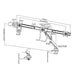 Neomounts by Newstar Select NM-D775DX3 - Mounting kit - for 3 LCD displays (full-motion) - silver - screen size: 17"-24" - clamp mountable, grommet, desk-mountable