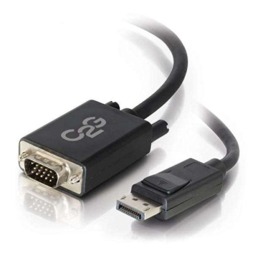 C2G 2m DisplayPort to VGA Adapter Cable - DP to VGA - Black - DisplayPort cable - DisplayPort (M) to HD-15 (VGA) (M) - 2 m - black