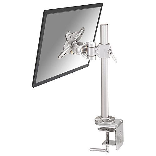 NewStar Tilt/Turn/Rotate Desk Mount (clamp) for 10-30" Monitor Screen, Height Adjustable - Silver - Desk mount for LCD / plasma panel (adjustable arm) - silver - screen size: 10"-30"