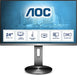 AOC I2490PXQU/BT - LED monitor - 23.8" - 1920 x 1080 Full HD (1080p) @ 60 Hz - IPS - 250 cd/m - 1000:1 - 4 ms - HDMI, VGA, DisplayPort - speakers