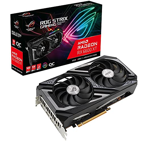 ASUS ROG-STRIX-RX6600XT-O8G-GAMING - OC Edition - graphics card - Radeon RX 6600 XT - 8 GB GDDR6 - PCIe 4.0 - HDMI, 3 x DisplayPort