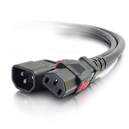 C2G - Power cable - IEC 60320 C14 to IEC 60320 C13 - AC 250 V - 10 A - 4.5 m - black