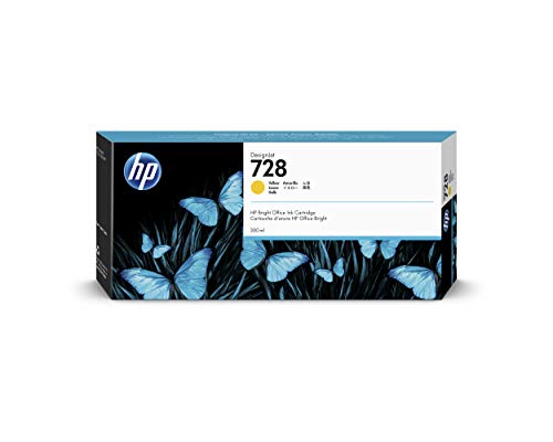 HP 728 - 300 ml - yellow - original - DesignJet - ink cartridge - for DesignJet T730, T830