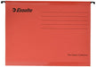 Best Value Esselte Classic Reinforced Suspension File, A4, Pack of 25, Tabs Included - Red