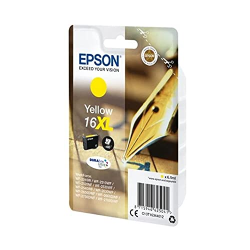 Epson 16XL - 12.9 ml - XL - black - original - blister - ink cartridge - for WorkForce WF-2010, 2510, 2520, 2530, 2540, 2630, 2650, 2660, 2750, 2760