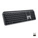 Logitech MX Keys Advanced Wireless Illuminated Keyboard - Keyboard - backlit - Bluetooth, 2.4 GHz - QWERTY - UK