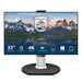 Philips P-line 329P9H - LED monitor - 32" (31.5" viewable) - 3840 x 2160 4K @ 60 Hz - IPS - 350 cd/m? - 1300:1 - 5 ms - 2xHDMI, DisplayPort, USB-C - speakers - black texture