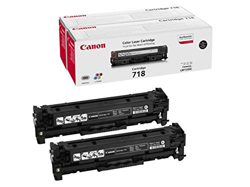 Canon 718 BK - 2662B005 - 1 x Black - Toner Cartridge - For iSENSYS LBP7210,LBP7660,LBP7680,MF8340,MF8350,MF8360,MF8380,MF8540,MF8550,MF8580