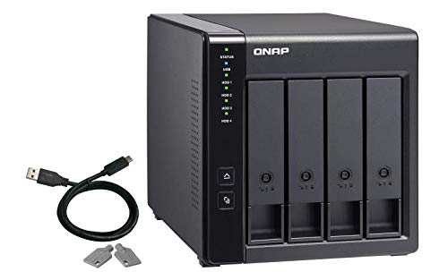 QNAP TR-004 - Hard drive array - 0 TB - 4 bays (SATA-300) - USB 3.0 (external)