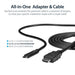 StarTech 2m USB C to HDMI Adapter Cable 4K 30Hz