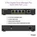 NETGEAR Plus GS305EP - Switch - smart - 5 x 10/100/1000 (4 PoE+) - desktop, wall-mountable - PoE+ (63 W)