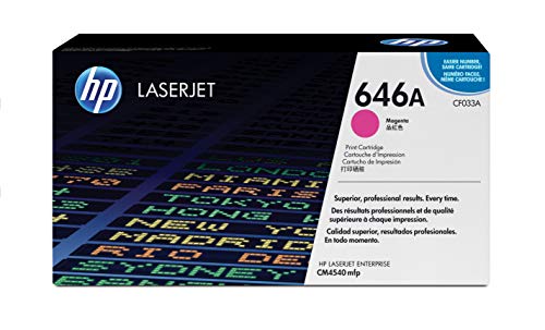 HP 646A - CF033A - 1 x Magenta - Toner cartridge - For Color LaserJet Enterprise CM4540, CM4540f, CM4540fsk, CM4540fskm