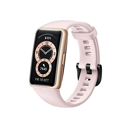 Huawei Band 6 AMOLED 37.3mm Bluetooth 5.0 Automatic SpO2 Monitoring Sakura Pink