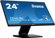 iiyama ProLite T2454MSC-B1AG - LED monitor - 23.8" - touchscreen - 1920 x 1080 Full HD (1080p) @ 60 Hz - IPS - 250 cd/m - 1000:1 - 5 ms - HDMI, VGA - speakers - matte black