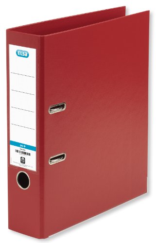 Elba Smart Pro+ Lever Arch File A4 80mm Spine Polypropylene Red  100202172