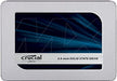 Crucial MX500 - Solid state drive - 4 TB - internal - 2.5" - SATA 6Gb/s