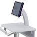 Ergotron SV10 Easel - Mounting component (holder) - for tablet - medical - steel - white - screen size: up to 12"