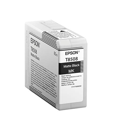 Epson T8508 - 80 ml - matte black - original - ink cartridge - for SureColor P800, P800 Designer Edition, SC-P800