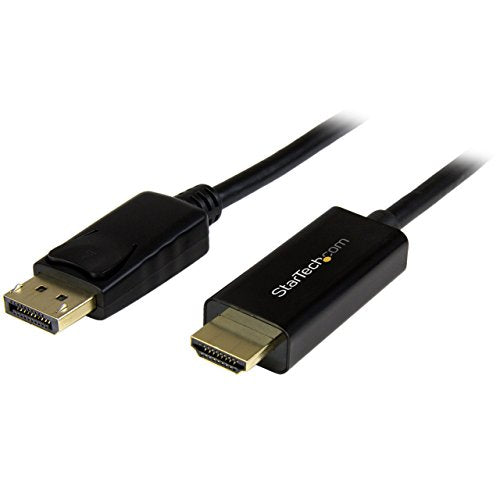 STARTECH.COM Displayport to HDMI Converter Cable - 5M, 16 Ft, - Dp to HDMI Adapter with Built-In Cable -, M / M, Ultra HD 4K