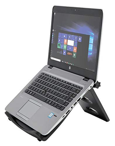 Best Value Kensington Easy Riser Portable Ergonomic Laptop Cooling Stand (12"-17") for Windows & Mac devices such as Dell, Toshiba, HP, Samsung, MacBook, Lenovo with Secure Fit and SmartFit System - Grey (60112)