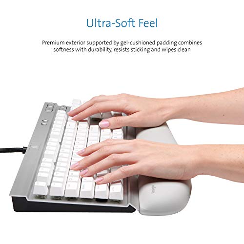 Kensington ErgoSoft Wrist Rest for Gaming and Mechanical Keyboards - Keyboard wrist rest - grey