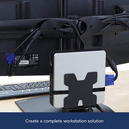 Ergotron Thin Client Mount - Mounting kit (holder, mounting hardware, strap) for personal computer - black - pole mount - for P/N: 45-353-026, 45-354-026