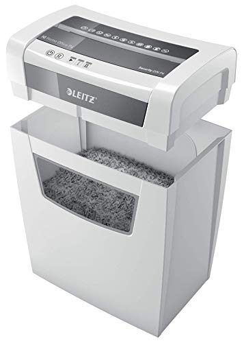 Leitz IQ Home Office Cross Cut Paper Shredder P4 23L White 80091000