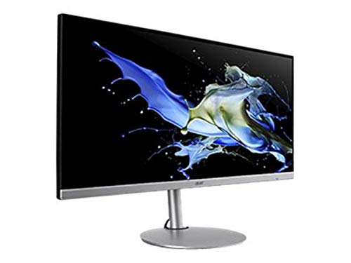 Acer CB342CK - LED monitor - 34" - 3440 x 1440 UWQHD @ 75 Hz - IPS - 400 cd/m - 700:1 - 1 ms - 2xHDMI, DisplayPort, USB-C - speakers - black, silver