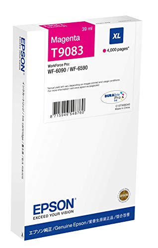 Epson T9083 - 39 ml - XL size - magenta - original - ink cartridge - for WorkForce Pro WF-6090, WF-6590