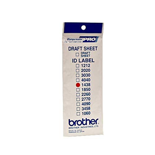 Brother ID1438 - 14 x 38 mm 12 label(s) stamp ID labels - for StampCreator PRO SC-2000, PRO SC-2000USB