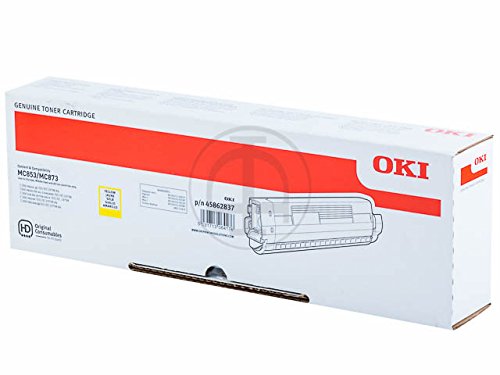 Best Value Oki Standard Toner Cartridge for Mc853/Mc873 Printers - Yellow