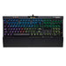 Best Value Corsair K70 RGB MK.2 Mechanical Gaming Keyboard (Cherry MX Silent Switches: Linear and Quiet, Per Key Multi-Colour RGB Backlighting, Aluminium Chassis, QWERTY UK Layout) - Black