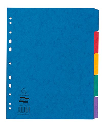 Best Value Exacompta Europa 3107Z Extra Wide File with 5 Part Divider