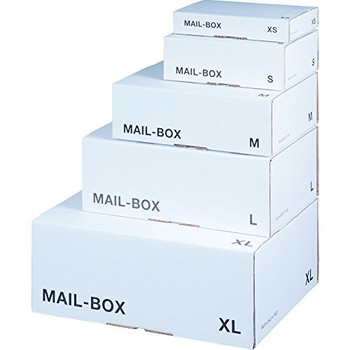 Best Value LSM 212111220 325 x 245 x 105 mm Medium Mailing Box - White (Pack of 20)