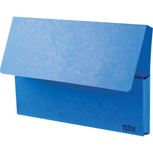 Best Value niceday Pressboard Document Wallets Foolscap 285gsm Blue