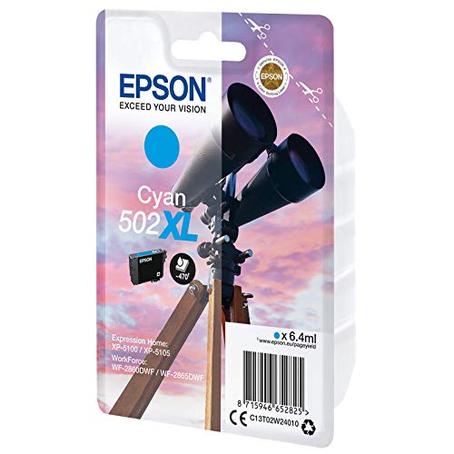 Best Value EPSON C13T02W24010 X-Large Inkjet Cartridge - Cyan